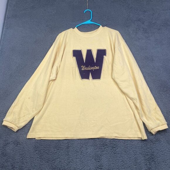 VTG Washington Huskies Sweatshirt Mens XL Graphic Crewneck Sweater Logo - Picture 1 of 10